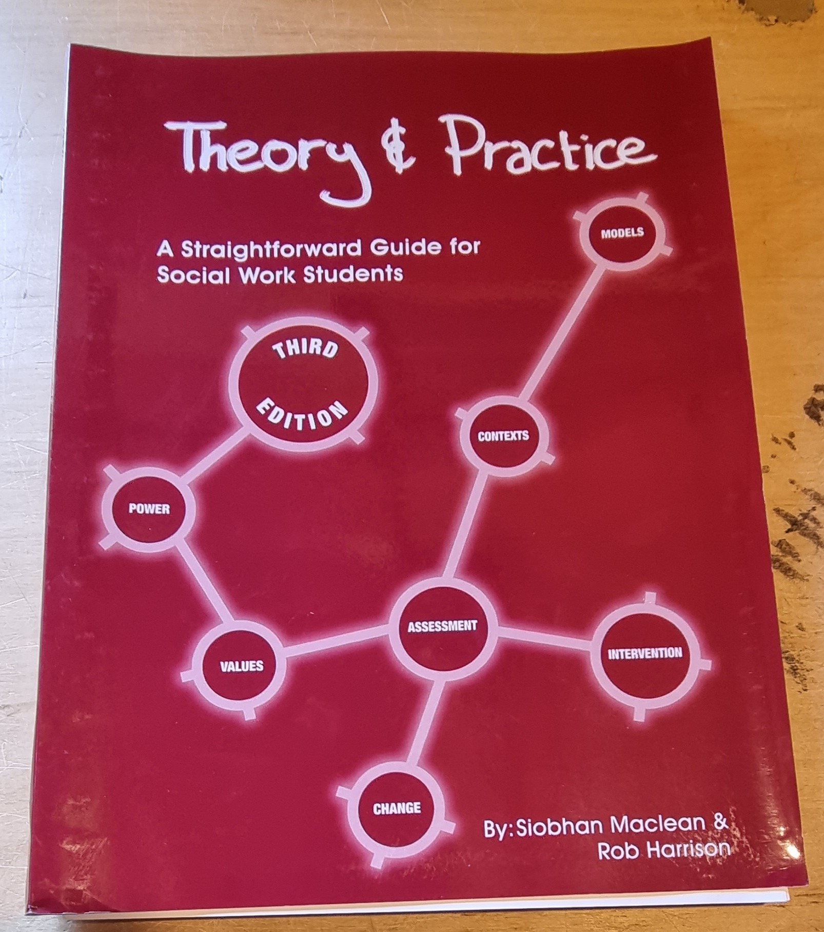 Theory and Practice: A Straightforward Guide for Social Work Students- dented corners - special offer
